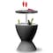 Serenelife Cool Bar Outdoor Patio Furniture and Hot Tub Side Table with 7.5 Gallon Beer and Wine Cooler (Black) SLBUB795 - alternate 1